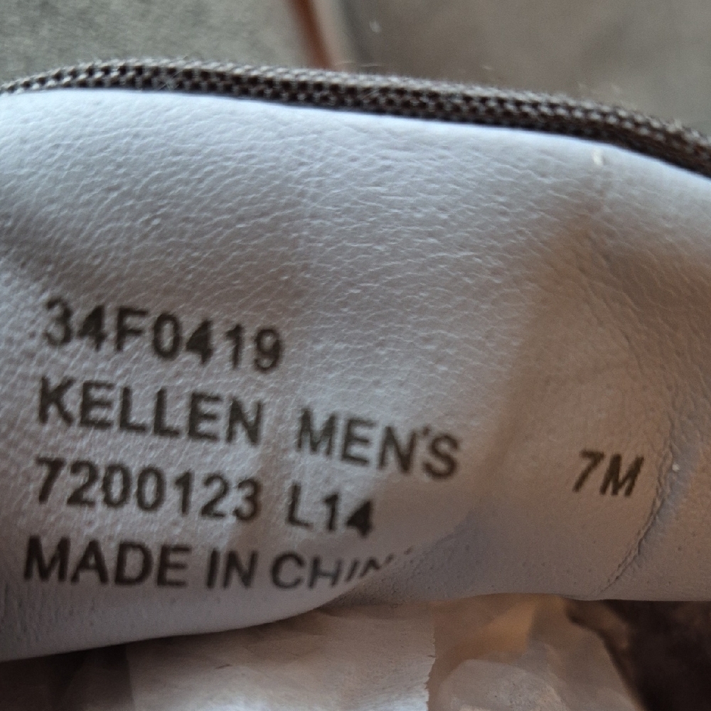 Calvin Klein Men's Suede Lace Up Oxford Shoes in Light Gray Size 7M - Picture 5 of 8